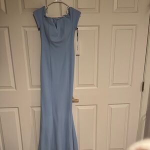 Elegant Blue Evening Gown
